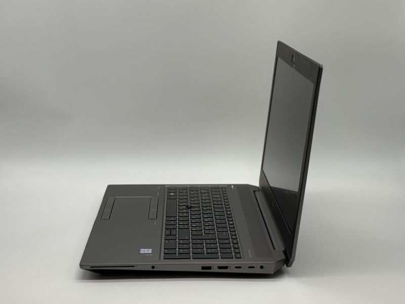 Фото Ноутбук HP ZBook 15 G6 15,6 FHD IPS (1920*1080) Intel&reg; Core i7-9750H (2,6 GHz up to 4,5 GHz) 6 ядер 12 потоків DDR4 32 GB SSD 512 GB Intel&reg;UHD Graphics 630 + NVIDIA Quadro T1000 4GB (Вживаний) 2TK0330C6B-1,