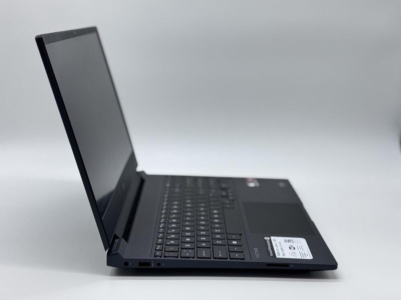Фото Ноутбук HP Victus 15-FB2063DX 15.6 FHD IPS (1920*1080) 144Hz AMD Ryzen 5 7535HS (3,3 GHz up to 4,5 GHz) 6 ядер 12 потоків DDR4 8 GB SSD 128 GB AMD Radeon RX 6550M 4 Gb ( Новий) 5CD44208KT,
