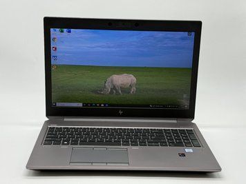 Фото Ноутбук HP ZBook 15 G6 15.6" 4K IPS (3840*2160) Intel&reg; Core i7-9850H (2,6 GHz up to 4,6 GHz) 6 ядер 12 потоків DDR4 32 GB SSD 1 TB Intel&reg; UHD Graphics 630 + NVIDIA Quadro RTX 3000 6GB ( Вживаний ) 5CD941BX9J-1,