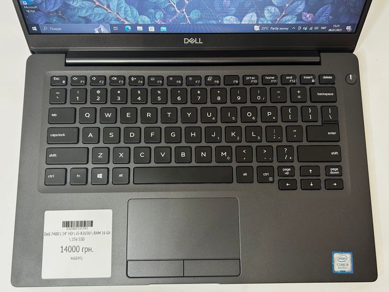 Фото Ноутбук Dell Latitude 7400 14" HD TN (1366*768) Intel&reg;Core i5-8265U (1,6 GHz up to 3,9 GHz) 4 ядра 8 потоків DDR4 8 GB SSD 128 GB Intel&reg;UHD Graphics 620 (Вживаний) 460Z4Y2,