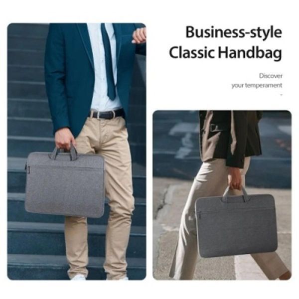 Фото Сумка для ноутбука Dux Ducis LBTC Horizontal Handbag for 13"-13.9" (Dark Grey) 6ai-11c,