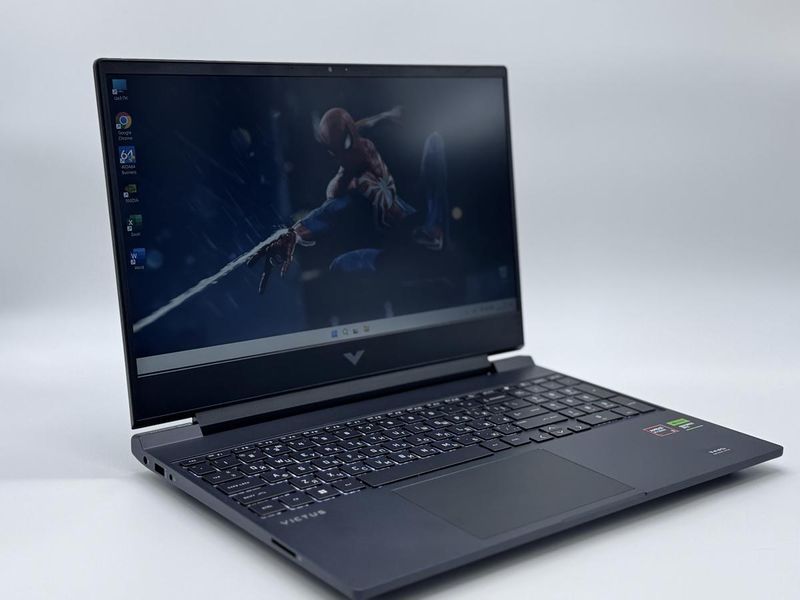 Фото Ноутбук Victus HP15-fb2082wm 15.6 FHD IPS (1920*1080) 144 Hz AMD Ryzen 5 8645HS (4,3 GHz up to 5,0 GHz) 6 ядер 12 потоків DDR4 16 GB SSD 128 GB NVIDIA GeForce RTX 4050 6 Gb ( Вживаний ) 5CD429CSJ,