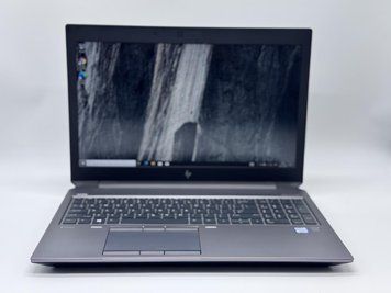 Фото Ноутбук HP ZBook 15 G6 15.6 FHD IPS (1920*1080) Intel&reg;Core i5-9300H (2,4 GHz up to 4,1 GHz) 4 ядра 8 потоків DDR4 16 GB SSD 512 GB Nvidia Quadro T1000 4 GB ( Вживаний ) 2ТK0240P4T.,