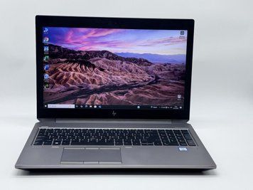 Фото Ноутбук HP ZBook 15 G6 15.6 FHD IPS (1920*1080) Intel&reg;Core i7-9850H (2,6 GHz up to 4,6 GHz) 6 ядер 12 потоків DDR4 16 GB SSD 128 GB Nvidia Quadro T1000 4GB ( Вживаний ) 2TK0350QFJ,