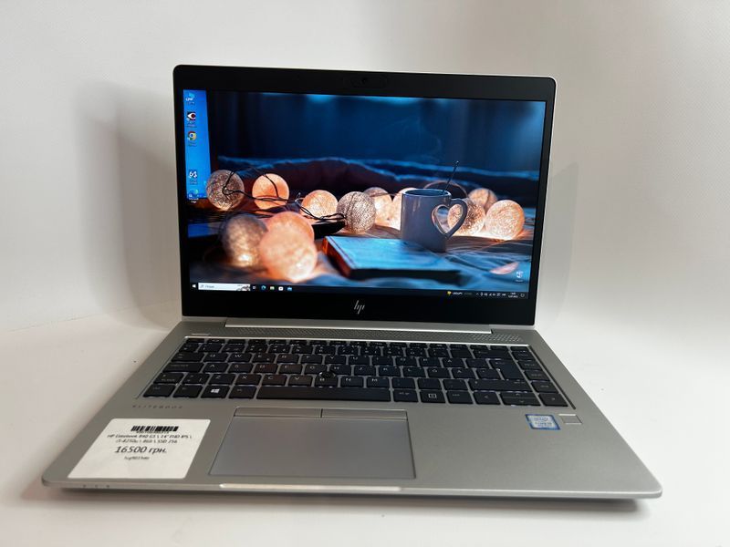 Фото Ноутбук HP EliteBook 840 G5 14" FHD IPS (1920*1080) Intel&reg;Core i5-8250U (1,6 GHz up to 3.4 GHz) 4 ядра 8 потоків DDR4 8 GB SSD 128 GB Intel&reg; UHD Graphics 620 (Вживаний) 5cg9033vln,
