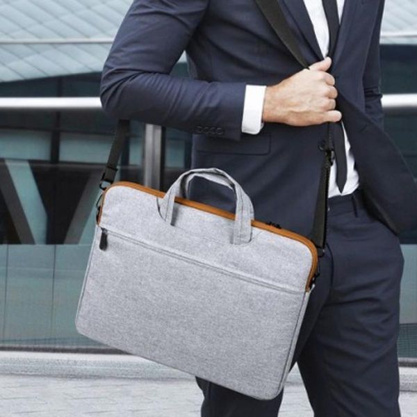 Фото Сумка для ноутбука Dux Ducis LBJC Shoulder Bag for 15.5"-16" (Light Grey) 512-cba,